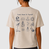 Custom Logo Boxy Tee | Yoga & Pilates Studio Wholesale Shirt