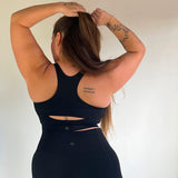 Zenya Supportive Curve Top – Black