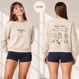 Pilates Girl Oversized Graphic Crewneck