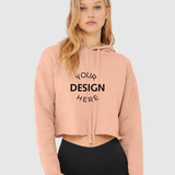 Women's Crop Fleece Hoodie Sweatshirt