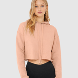 Women's Crop Fleece Hoodie Sweatshirt