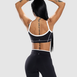 Yara Contrast Stitch Active Top