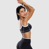 Yara Contrast Stitch Active Top