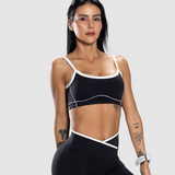 Yara Contrast Stitch Active Top