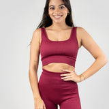 Talia Ribbed Support Bra